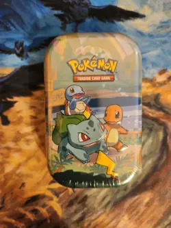 Pokemon TCG Celebrations Kanto Mini Tin Sealed Charmander Bulbasaur Squirtle - Image 1