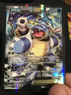 Pokemon Blastoise EX Charizard XY 121 XY122 Black Star Promo Full Art - Image 5
