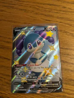 Indeedee V SV114/SV122 Ultra Rare -- Shining Fates -- Pokemon TCG - Image 1