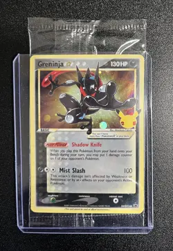 Pokemon TCG Greninja Gold Star Promo SWSH114 Celebrations Sealed, w/Toploaders - Image 3