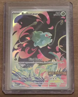 Pokemon Bulbasaur - 133/132 - Illustration Rare - PROMO STAMP Mega Evolution - Image 1