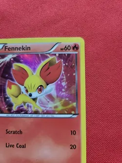 Pokemon: Fennekin XY02 Holo Foil XY Black Star Promos Holo 2013 - MP - F78 - Image 5
