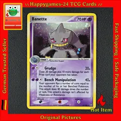 Banette - Pokemon Karte TCG 4/108 Rare Holo EX Power Keepers /T65 - Image 1