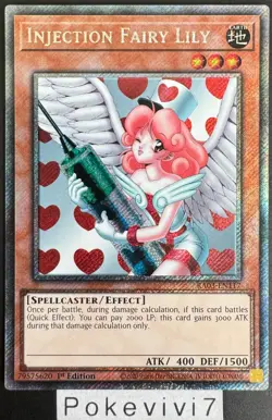 Carte YU-GI-OH! INJECTION FAIRY LILY RA03-EN117 PSR NEUF - Image 1