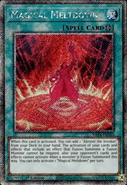 Magical Meltdown - Platinum Secret Rare 1st Edition RA04-EN280 - NM - YuGiOh - Image 1