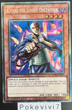 Carte YU-GI-OH! KYCOO THE GHOST DESTROYER RA03-EN110 PSR NEUF - Image 1