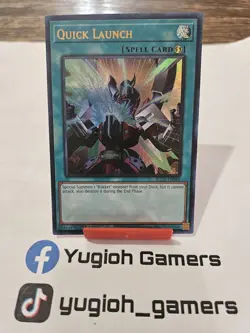 Yu-Gi-Oh Quick Launch BLC1 1st Edition Ultra Rare Light Played - Image 1