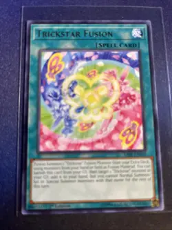 Trickstar Fusion SAST-EN059 Yu-Gi-Oh! Light Play 1st Edition - Image 1