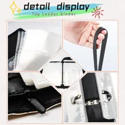 Top Loader Binder, 9 Pocket Trading Card Binder, Zippered Card Collection Bin... - Image 2