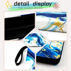 Top Loader Binder, 9 Pocket Trading Card Binder, Zippered Card Collection Bin... - Image 3