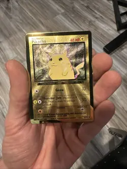 Pikachu - (Celebrations Metal Card) 058/102 Miscellaneous Cards & Products Holo - Image 1