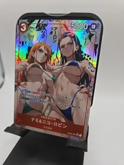 Custom Nico Robin Boa Hancock Nami Bikini Lewd Japanese One Piece Card - Image 2