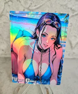 Nico Robin Trading Card Waifu Goddess Story Anime Girl holo Karte Manga Full Art - Image 1