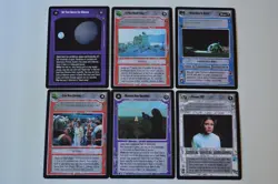 Star Wars CCG Decipher SWCCG THIRD ANTHOLOGY Premium 6 Cards Set LP Played - Image 1