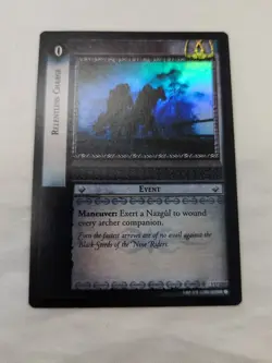 LOTR TCG Foil Relentless Charge Card 1U223 - Image 1