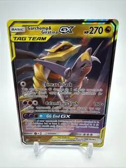 Pokemon Trading Card Basic Tag Team Garchomp & Giratina GX 146/236 Holo - Image 1