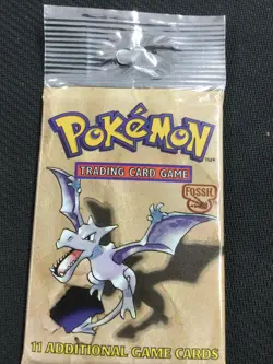 Pokemon Unopened Fossil Booster Pack 11 Cards Factory Sealed 1999 (1 Pack) - Image 3