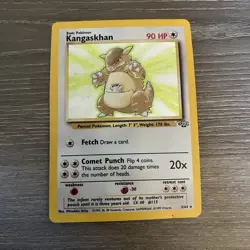 Kangama 5/64 (Kangaskhan) Vintage Holo Pokemon Card- Jungle Set - Image 1