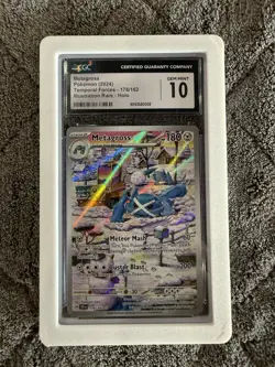 4 Graded Pokemon Cards PSA CGC Blastoise Persian Precious Trolly Metagross - Image 3