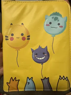 Pokemon Card Binder With Cards With 51 Cards 1 Coin 2 Empty Tins Binder Is Used - Image 2