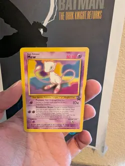 Mew #8 Black Star Promo Rare Vintage Pokemon Card - Image 1