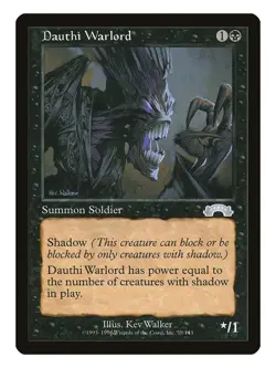 Dauthi Warlord MTG Exodus Uncommon LP Lightly Played Single Card - Image 1