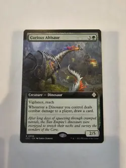 Curious Altisaur (Extended Art) Commander: the Lost Caverns of Ixalan Regular - Image 1