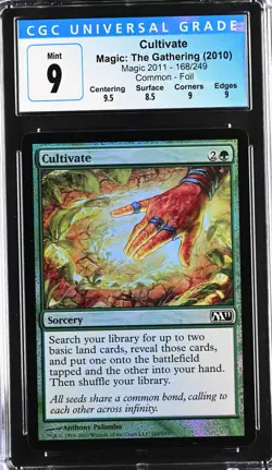 CULTIVATE 2011 Core Set Foil CGC 9 MTG [Nostalgium] - Image 1