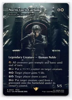 MTG Final Fantasy - Noctis Lucis Caelum (Borderless Regular) R 0023 FCA - Image 1