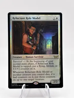 Reluctant Role Model 0026 Foil Duskmourn DSK MTG NM - Image 1