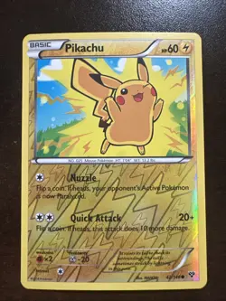 Pikachu 42/146 Reverse Holo LP Pokemon TCG XY Base Set - Image 1