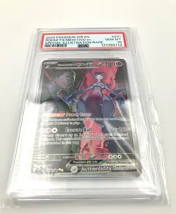 2025 Team Rocket’s Mewtwo ex POKEMON DRI EN SIR #231 PSA 10 Gem Mint, Ships Free - Image 4