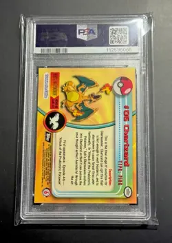 Charizard #6 PSA 10 💎 1999 Topps Pokemon TV Animation LOW POP - Image 2