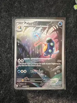 2025 Pokemon SV Black Bolt BLK EN Palpitoad Illustration Rare #104/086 - Image 1