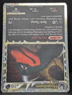 Houndoom (Prime) 82/90 Undaunted Holo Ultra Rare Pokemon TCG Nintendo LP - Image 4
