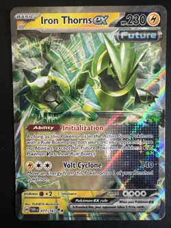 Iron Thorns EX 077/167 Sv06 Twilight Masquerade Holo Double Rare Pokemon TCG - Image 1