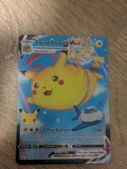 Pokemon 25th Celebrations FLYING PIKACHU VMAX FULL ART HOLO. Pack Fresh 7/25 - Image 1