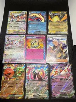 Lot of 9 Surging Sparks Pokemon TCG Trainer + EX Pack Fresh NM/M - Image 1