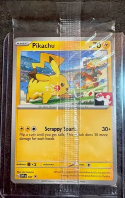 Pokemon TCG Pikachu Charizard 101 Sealed Prize Pack Stamped Black Star Promo - Image 1