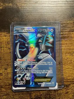 2013 Pokemon Black & White BW Plasma Storm Full Art Lugia EX Holo Foil 134/135 - Image 1