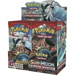 Pokemon TCG: Sun & Moon Crimson Invasion Sealed Booster Box (36 Packs) 810465030456 - Image 1