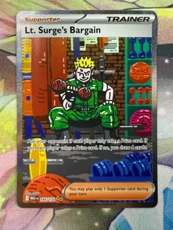 Pokemon - Mega Evolution Lt. Surge's Bargain 185 Full Art - Image 1