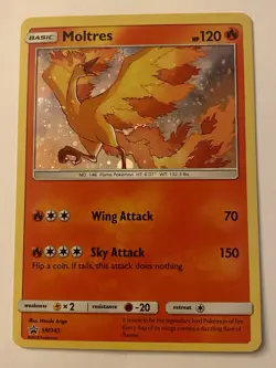 Pokemon Sun & Moon Promos Holo Moltres SM143 - Image 1