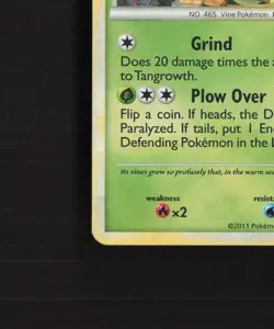 Tangrowth 34/95 Call of Legends Cracked Ice Holo Rare Pokemon Card LP - Image 5