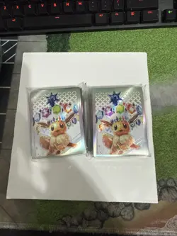 2 Pack Pokemon TCG: Eevee Prismatic Evolutions 65 Card Sleeves New Sealed - Image 1