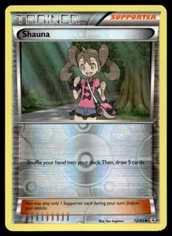 Shauna 72/83 Pokemon Card Generations Uncommon Trainer Rev Holo LP UC - Image 1