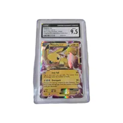 Pikachu EX XY84 CGC 9.5 NM/Mint + 2015 Black Star Promo Pokemon Card - Image 1