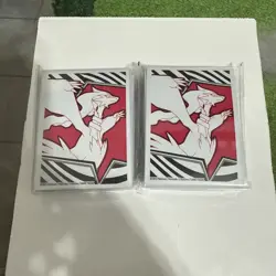 Pokemon TCG Sleeves 65ct - White Flare - Reshiram | Card Sleeves Lot of 2 - Image 1