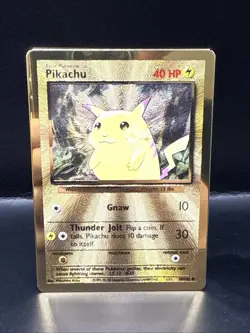 Pokemon TCG Celebrations Pikachu Gold Metal Card 58/102 25th Anniversary - Image 2