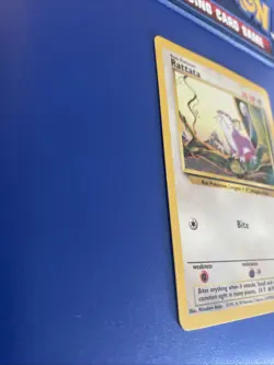 Pokemon TCG Rattata Card 61/102 1st Edition Shadowless Base Set - Image 4
